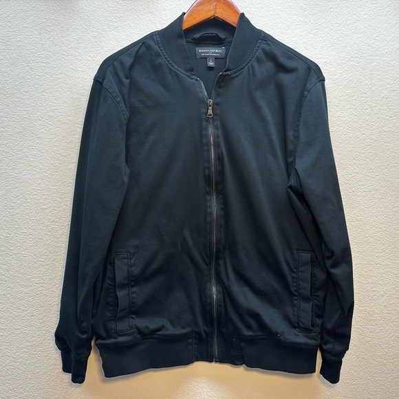 Banana Republic Black Zip-Up Jacket - Picture 1 of 3